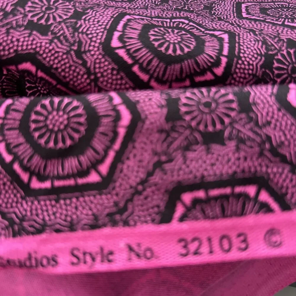 Windham Fabrics Morning Mist By Whistler Studios Hot Pink Black Cotton Quilting